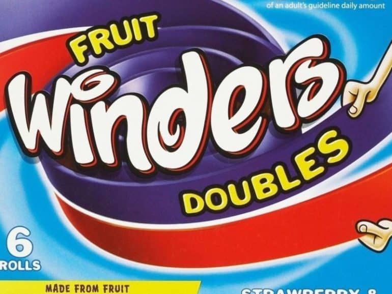 Fruit Winders Raspberry 11 Classic Lunchbox Snacks All 00's Kids Had at School - Retroheadz.com