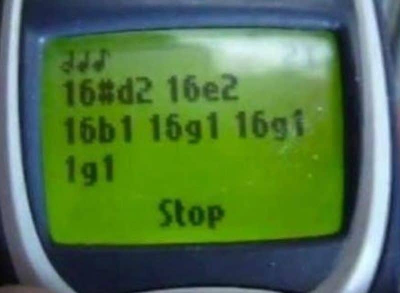 noughties Schoolkid memories nolkia ringtone