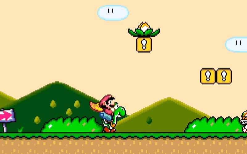 super mario world snes 1990